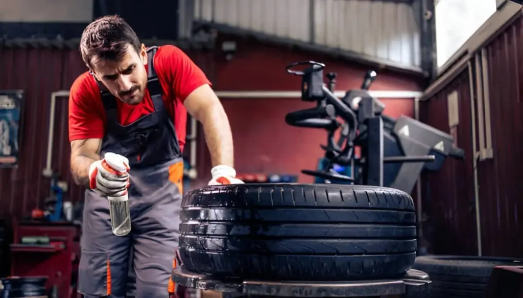 Fixing a Tire with a Bubble