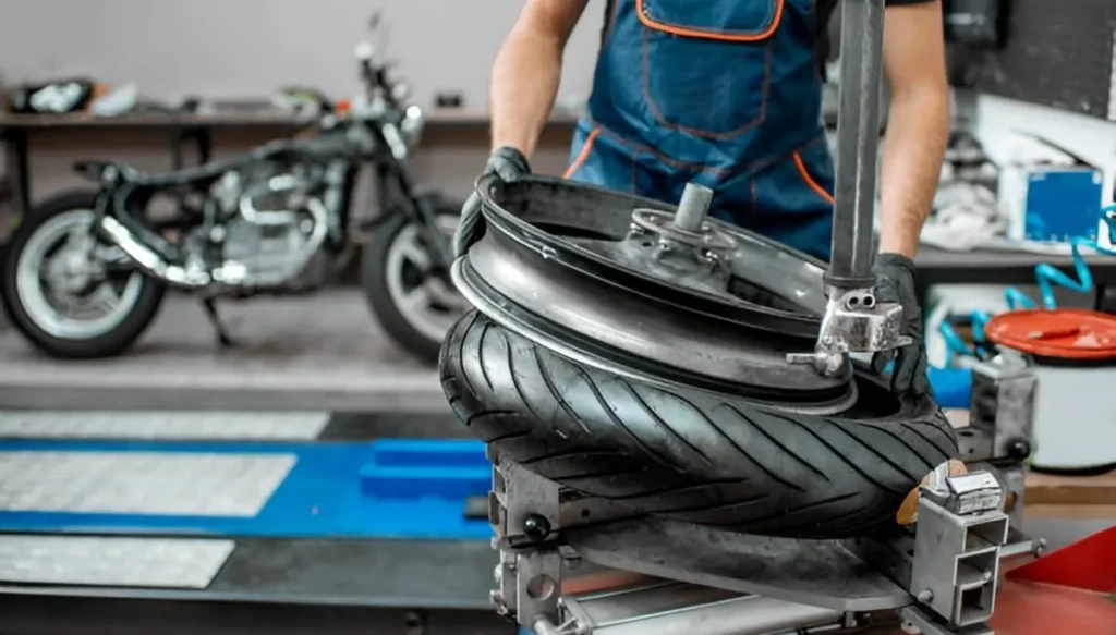 Mounting the Tire on the Rim